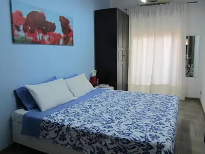 Letto o letti in una camera di B&B Mare di Augusta La Finestra sul Porto
