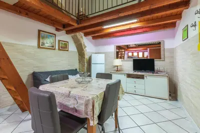 Cucina o angolo cottura di Casetta con piscina fra Catania e Siracusa