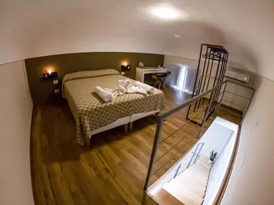 Letto o letti in una camera di Cherry House