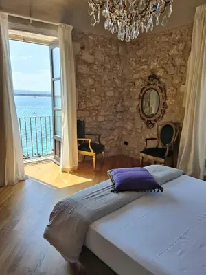 Letto o letti in una camera di Dimora Aretusa Luxury