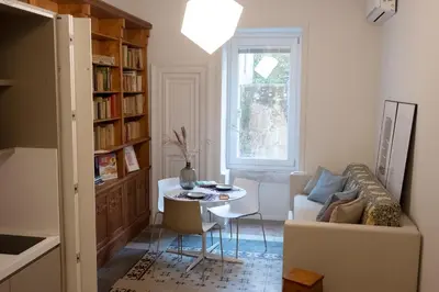 Area soggiorno di Sognalibro Bed and Books