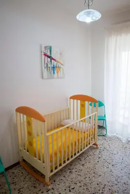 Letto o letti in una camera di La casetta di Anna