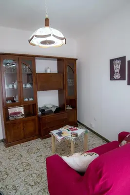 Letto o letti in una camera di La casetta di Anna