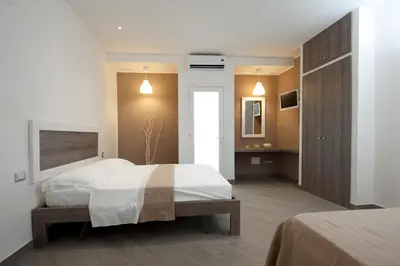Letto o letti in una camera di Filinona
