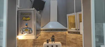 Cucina o angolo cottura di il Rifugio di Batman Airport Catania City