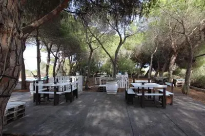 Ristorante o altro punto ristoro di Bilocale climatizzato - Wi-fi in villa in pieno relax