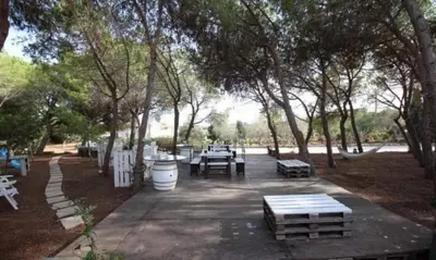 Giardino di Two-room apartment in residence - relax - Air conditioned - Wi-fi