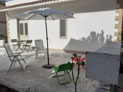 Patio o area all'aperto di Two-room apartment in residence - relax - Air conditioned - Wi-fi