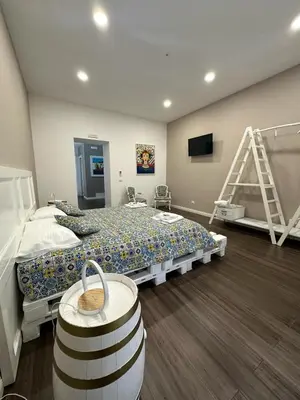 Letto o letti in una camera di Sikelia-sicilian rooms