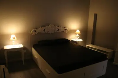 Letto o letti in una camera di Case Mirabella in Ortigia