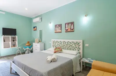 Letto o letti in una camera di Casacecilia relax