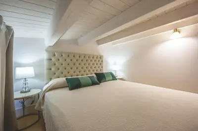 Letto o letti in una camera di Home dentro il teatro