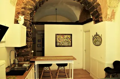 Area soggiorno di Casa di Tano