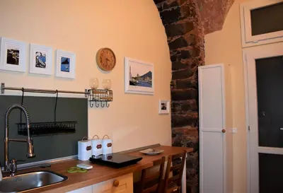 Cucina o angolo cottura di Casa Nirè