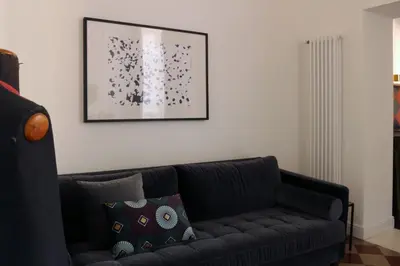 Area soggiorno di Gorgeous flat with Opera view