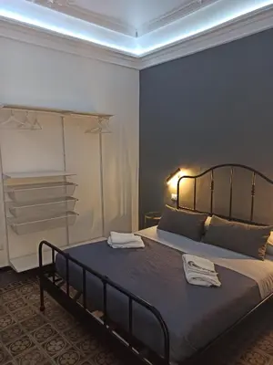 Letto o letti in una camera di Dimora Lucia