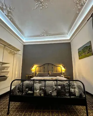 Letto o letti in una camera di Dimora Lucia