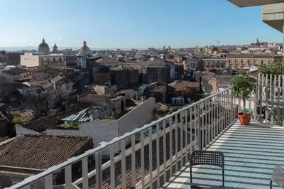 Balcone o terrazza di Appartamento Catania Centro Enjoy Our Sicily