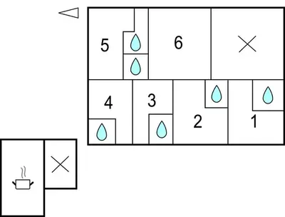 Planimetria di Casale Granati