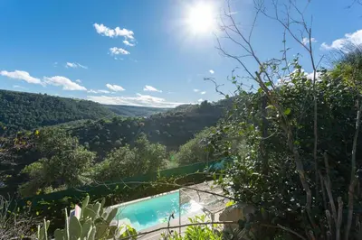 Paesaggio naturale nelle vicinanze del bed & breakfast