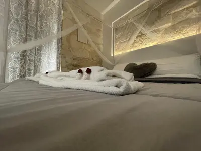 Letto o letti in una camera di SiricyAus Luxury Room