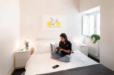 Letto o letti in una camera di Ortigia Suite - Archimede