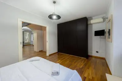 Letto o letti in una camera di Casa Amore
