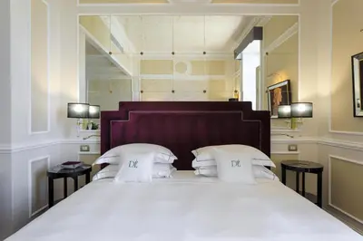 Letto o letti in una camera di Grand Hotel Des Etrangers- The Leading Hotels of the World