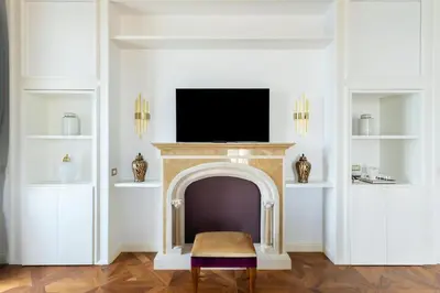 TV o dispositivi per l'intrattenimento presso Grand Hotel Des Etrangers- The Leading Hotels of the World