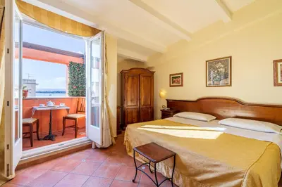 Letto o letti in una camera di Hotel Mediterraneo