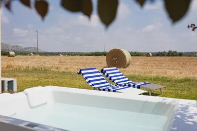 Paesaggio naturale nelle vicinanze of country house
