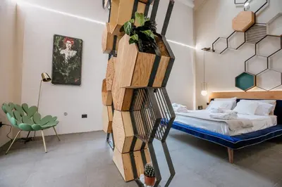 Letto o letti in una camera di FICOPALA SUITES