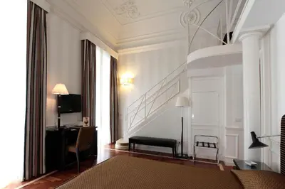 Letto o letti in una camera di Il Principe Hotel Catania
