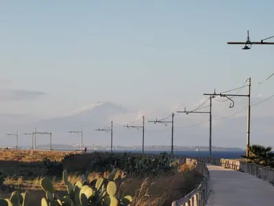 Paesaggio naturale nelle vicinanze della casa vacanze