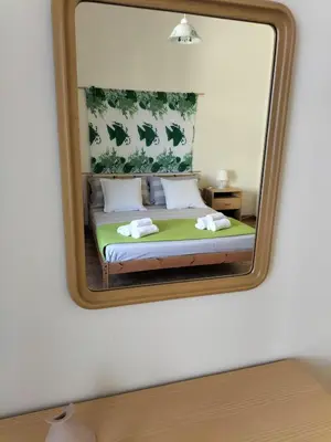 Letto o letti in una camera di Casa Valvo Lido di Noto