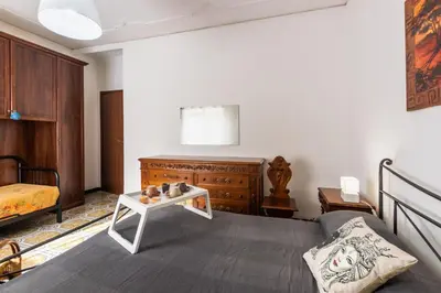 Letto o letti in una camera di La casa di Marta
