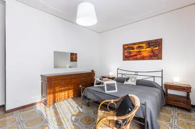 Letto o letti in una camera di La casa di Marta