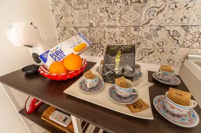 Set per la preparazione di tè e caffè presso Residenza Giuseppina
