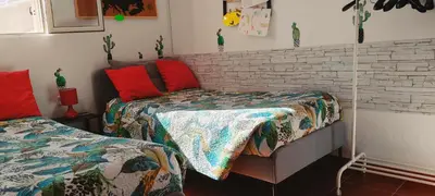 Letto o letti in una camera di Flying whales