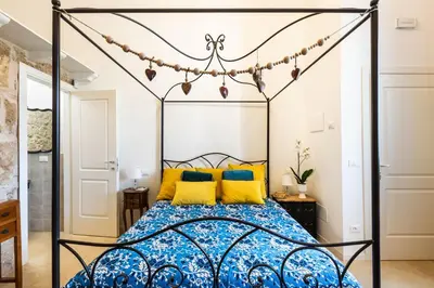Letto o letti in una camera di MichaEl garden