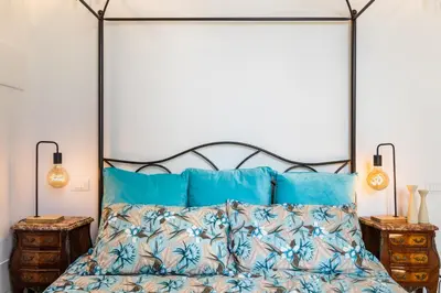 Letto o letti in una camera di MichaEl garden