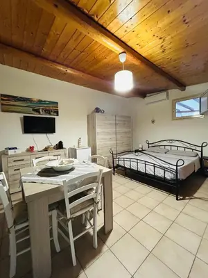 Letto o letti in una camera di Delfino Azzurro - Noto Marina - relax e tranquillità al mare
