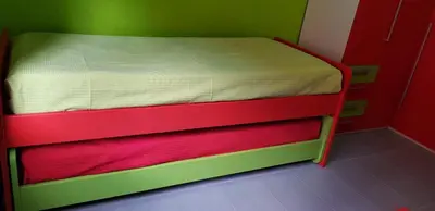 Letto o letti in una camera di Casa SeVeARa tra mare e centro