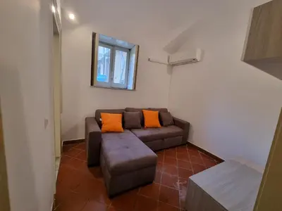 Area soggiorno di Palazzo Mannino Apartments