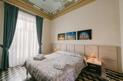 Letto o letti in una camera di Le Camere dei Conti