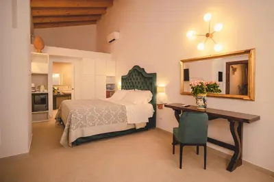 Letto o letti in una camera di Hotel Villa Giulia