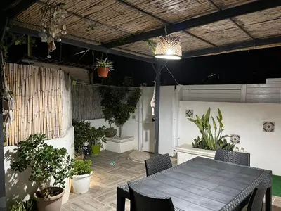 Area soggiorno di Holiday Rooms Ninfa