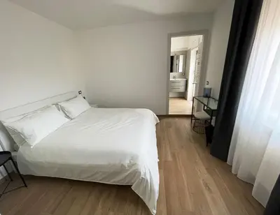 Letto o letti in una camera di Casa Giulia