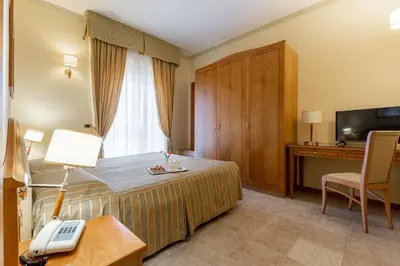 Letto o letti in una camera di Hotel Relax