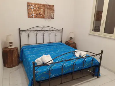 Letto o letti in una camera di casa vacanza crystal